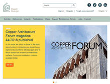 Tablet Screenshot of copperconcept.org